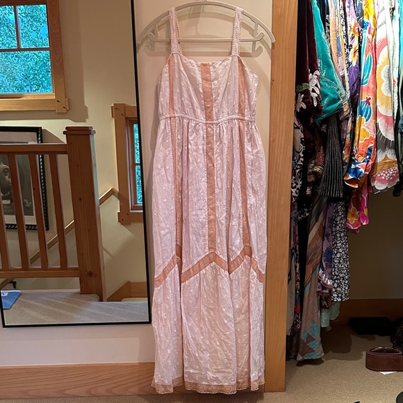 Sundance prairie sundress soft pink size medium 🌸 - Picture 1 of 5